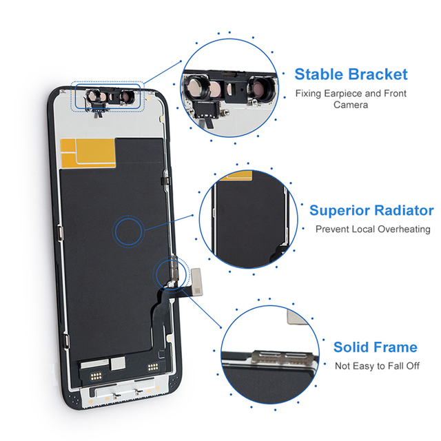 Original New A2633 A2482 A2631 A2634 A2635 3D Touch Screen Display for iPhone 13 Factory Replacement LCD and Touch Display