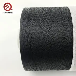 Terylene Thread Cheap Price FDY Black 420D/3 Polyester Spun Thread Braided Sewing Thread Button Thread