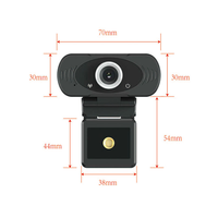 Webcam HD Gratis Sampel, Kamera Web Komputer 1080P dengan Mikrofon untuk PC Laptop 720p