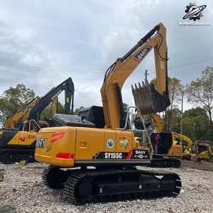 รถขุดมือสอง SANY SY155C ยี่ห้อจีน น้ำหนัก 15.5 ตัน เครื่องยนต์อีซูซุ รุ่นปี 2023 ความจุบุ้งกี๋ 0.75 ลบ.ม. - Product Image 1