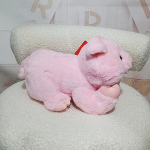 Peluches : Chiot, petit singe, cochon, tigre, jouets en peluche, styles variés et mignons, adaptés aux garçons et aux filles comme cadeaux de vacances - Product Image 2