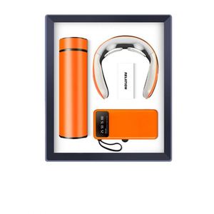 Custom Logo Corporate Gifts Set Vacuum Flask Neck Massager Power Bank Luxury Gift Sets for Business for Promotions Employee's - Product Image 1