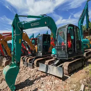 High performance Japan used crawler excavator Kobelco SK75  Kobelco excavator mini 7ton cheap excavators for sale