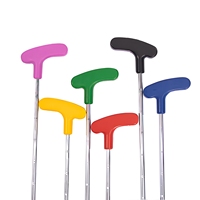 Putter de golf junior en caoutchouc pour club de golf de taille différente, deux côtés, gaucher et droitier