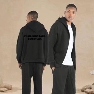 <span class=keywords><strong>Sweat</strong></span>-shirt à capuche pour <span class=keywords><strong>homme</strong></span> à manches longues, personnalisable, avec fermeture éclair diagonale, vêtements de travail d'hiver, vêtements d'extérieur, logo imprimé, <span class=keywords><strong>sweat</strong></span>-shirt de <span class=keywords><strong>classe</strong></span> culturelle - Product Image 2