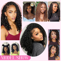 Tresses au crochet pré-ébouriffées Afro Kinky Twist 16 pouces, cheveux synthétiques pour tressage au crochet, Afro Spring Twist
