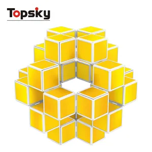 Neues Design 3D veränderbare magnetische magische Würfel Puzzle Zappeln Spielzeug Falt puzzle Würfel Kunststoff verwandelt Magic Cube Spielzeug