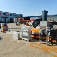 Granulador de Tapas de Botellas de Plástico HDPE, Granulador de Material de Trituración de Botellas de Plástico de Polietileno