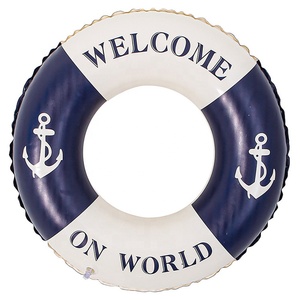 BS-s 60cm Venta caliente anillo de natación blanco PVC anillo de natación 120cm anillo de natación inflable claro - Product Image 6