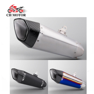 Pot d'échappement de moto d'origine en fibre de <span class=keywords><strong>carbone</strong></span> pour R1 R3 R6 Cbr300 Tmax530 <span class=keywords><strong>Z750</strong></span> 51MM - Product Image 1