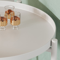 Table console ronde en métal sur mesure, en promotion, pour salle à manger, chambre, salon, mobilier moderne pour la maison