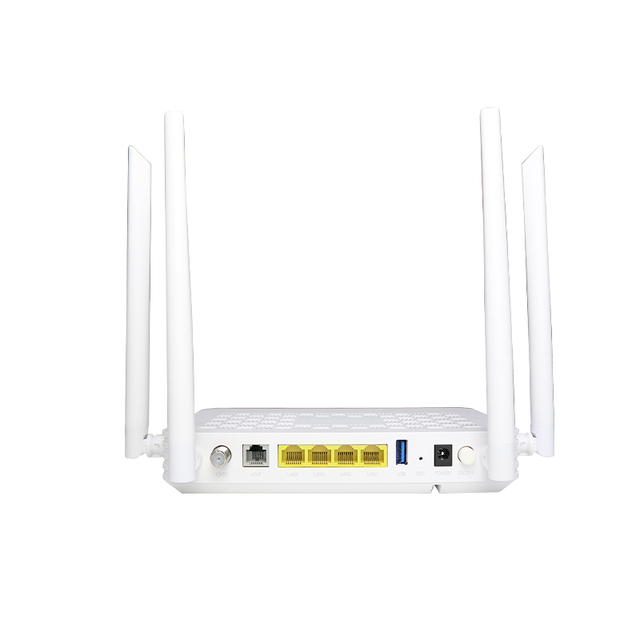Factory Original New Gateway Ax3000 4GE 1VOIP 1USB Dual Dand Wifi6 2.4G 5G Xgpon Onu Modem