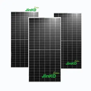 Tier 1 Jinko Solar 460W 470W 465W แผงโซลาร์เซลล์แบบ Bi ที่มีแผ่นหลังโปร่งใสสำหรับระบบพลังงานแสงอาทิตย์