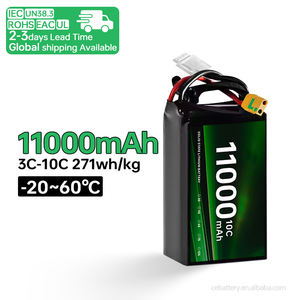Batería de Dron de Alto Rendimiento de 11000 mAh, 6S, 4.45 V, Batería Lipo de Alta Densidad de Energía de 271 Wh/kg para UAV con BMS y Garantía - Product Image 2