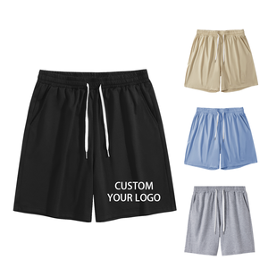 Shorts de sport pour hommes en coton 100% pour l'été, la course, la gym et la plage – Vente en gros, personnalisables - Product Image 1