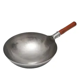 Merkmal umweltfreundlich lagerbestand neu geschmiedet Aluminium chinesische Wok-Pfanne