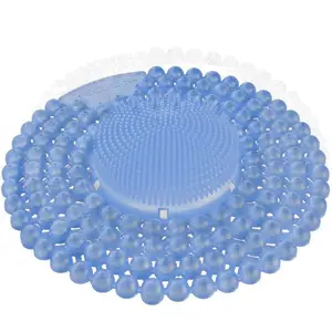 一次性环保塑料小便池筛网，带除臭块，用于卫生间清洁圆形