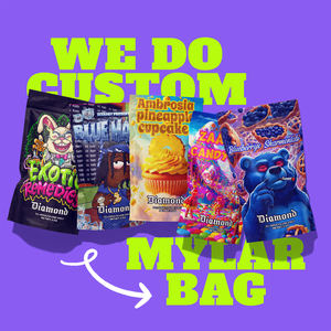 Nuovo sacchetto stampato personalizzato 3.5g alluminato foglio di odore antiodore sacchetti di Mylar imballaggio Mylar sacchetti con chiusura lampo Mylar - Product Image 1