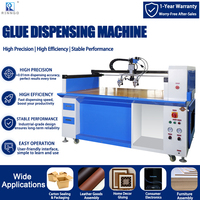 Machine de pulvérisation d'adhésif thermofusible automatique à trois axes sur mesure, robot CNC, distributeur de colle, machine de distribution pour boîtes