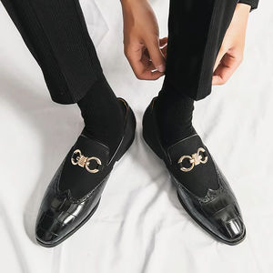 Chaussures Oxford en cuir véritable durables pour hommes - Chaussures habillées formelles artisanales, régulation de la température pour les professionnels - Product Image 6