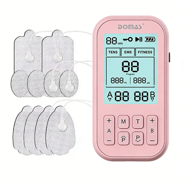 Factory TENS Unit with Adjustable Intensity Levels and 60 Modes for Body Use Type C Power for Home & Travel