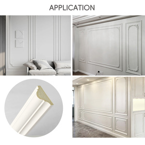 تصميم حديث للسعودية مقاوم للماء من البولي يوريثين بو كرسي السكك الحديدية القوالب الزخرفية مصنع بالجملة للجدار - Product Image 5