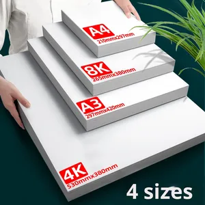 Cartulina Blanca Holandesa de 200g, Gruesa, A3/A4/8K/4K, Papel para Dibujar, Pintar y Hacer Bocetos - Product Image 1