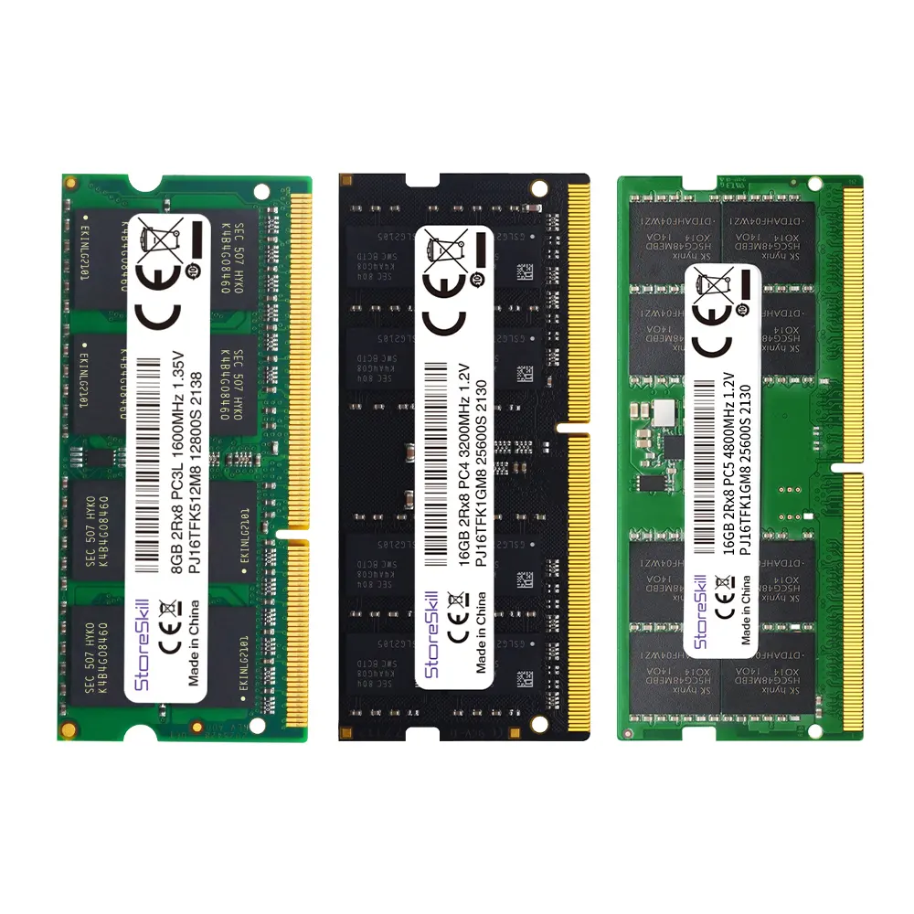 Original master control chips DDR4 16gb Ram 3200mhz DDR3 8gb 1600mhz 1.5V/1.2V Memory laptop