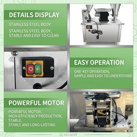 Máquina para hacer wontons KONBRIT con control de velocidad variable, alta eficiencia, a prueba de fugas, para relleno de empanadillas con masa fina.