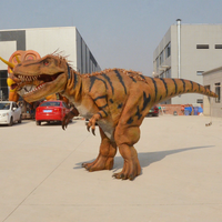 Costume de dinosaure respirant grandeur nature pour adulte, 6 m, conception animatronique personnalisable pour usage intérieur/extérieur, centres commerciaux et spectacles