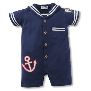2017 nouveau produit Sailor Suit Design turc nouveau-né enfants bébé garçon vêtements barboteuse - Product Image 3