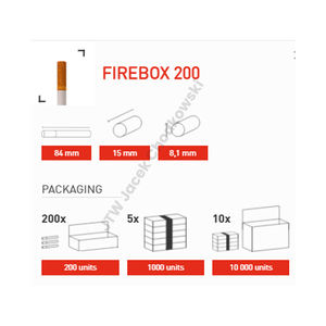 Tubes à cigarettes vides 84mm pleine longueur 200 pièces par boîte avec prix de gros Service OEM disponible - Product Image 2