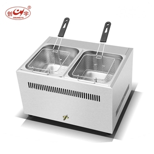 <span class=keywords><strong>Friteuse</strong></span> à <span class=keywords><strong>gaz</strong></span> commerciale en acier inoxydable, capacité de <span class=keywords><strong>8l</strong></span>, prix d'usine, livraison gratuite - Product Image 2