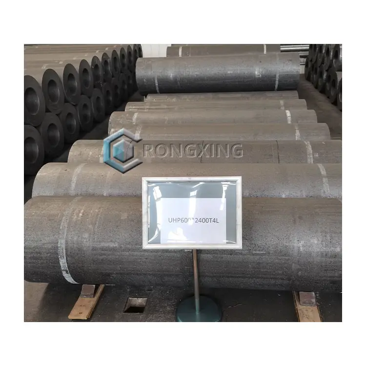 Low Ash UHP 600mm Graphite Electrode for Alloy Smelting