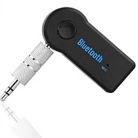 Adaptateur Bluetooth ABS Bingostyle pour voiture, récepteur audio sans fil, kit mains libres portable pour voiture avec AUX 3,5 mm