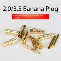 Adaptador de Conector Banana de 2mm, 3.5mm, 4mm, 5.5mm, 6.0mm, 8.0mm, Material de Contacto de Latón, 1P Macho Hembra, Aplicación de Alimentación, IP67, 20A
