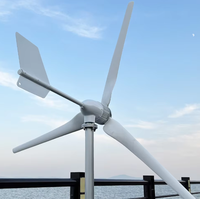Générateur éolien 1000W 5000W 10KW 24V 48V avec contrôleur de charge pour applications marines et terrestres, fourni par l'usine chinoise