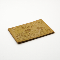 Étiquette en cuir rectangulaire découpée au laser 3D personnalisée, gaufrée, style vintage, écologique, à coudre, patch en cuir PU rétro, aspect vieilli, marque de qualité