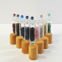 Flacon en verre à bille de 5ml, 10ml, 15ml pour sérum de soin, parfum, huile essentielle, gouttes pour les yeux, avec impression sérigraphiée et couleur personnalisée