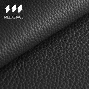 Couro Rachado de Vaca Grosso 1.8mm-2.0mm com Grão Granulado Preto – Material Durável para Fabricação de Cintos e Alças Masculinos Casuais JL - Product Image 1