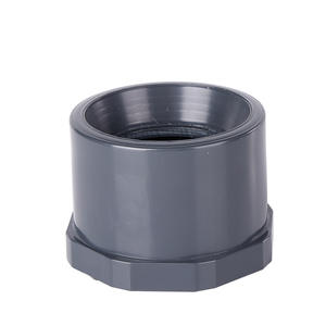 Acoplamiento Reductor de PVC Huanqi, Estándar Nacional, Válvula de Tubería de Agua de Plástico Reforzado, Grado Químico, PVC Modificado Bushen - Product Image 1