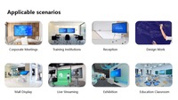 Pizarra Inteligente Multilingüe con Pantalla Táctil de 20 Puntos, 4K, de 65-98 Pulgadas, con Sistema Android y 1 Año de Garantía, Precio de Fábrica