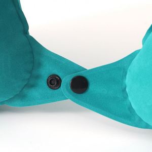 Xdh439 <b>U</b> <b>Shape</b> Neck Cushion Automatic Air Inflatable Compress Ring <b>Pillow</b> for Airplane Car Outdoor Travel - Product Image 6