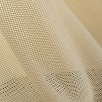 Cortinas translúcidas modernas de poliéster de doble capa de gasa francesa teñida con hilo crema para todas las estaciones, ideales para sala de estar, dormitorio, balcón y ventana abatible.