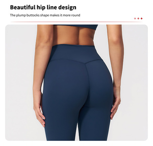 Leggings de Compresión Deportivos sin Costura Frontal, con Logotipo Personalizable, para Gimnasio, Yoga y Running, para Mujer - Product Image 4