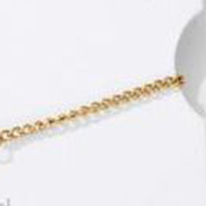 Bracciale in Acciaio Inossidabile con Lettera T 12x14cm Placcato Oro Charm alla Moda Regalo Unisex - Product Image 5