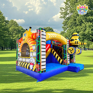 Structure gonflable commerciale d'extérieur <span class=keywords><strong>Robert</strong></span> : château rebondissant, toboggans et parcours d'obstacles gonflables, combo pour fêtes et célébrations - Product Image 1