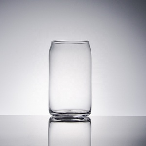 Bán Buôn Bia Glass Set Với 4 Bia Có Thể Kính Và 1 Bằng Gỗ Phục Vụ Mái Chèo 16Oz Glass Tumbler Bia Kính - Product Image 5