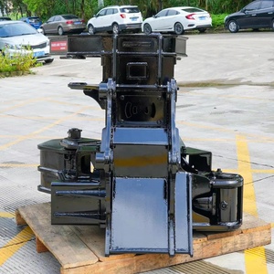 Machines de coupe d'eucalyptus 250 mm 300 mm 400 mm Arbres stables Machines de coupe forestières Excavateur hydraulique Cisailles à bois - Product Image 4