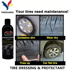 Produits d'entretien de voiture personnalisables habillage des pneus et protection de la brillance de la carrosserie